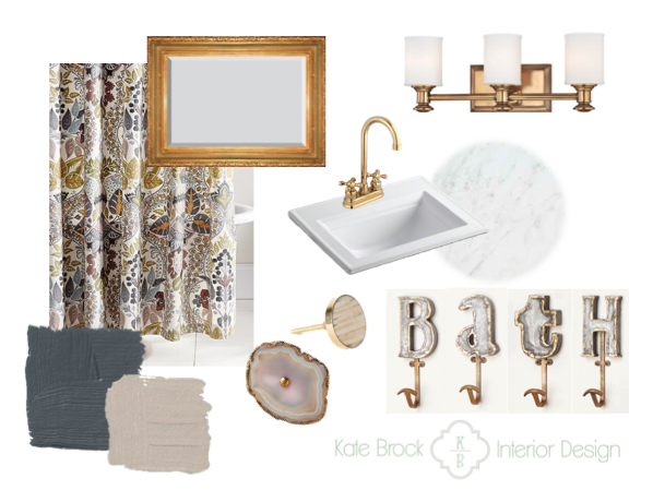 Luxe Bath - Kate Brock Interiors eDesign