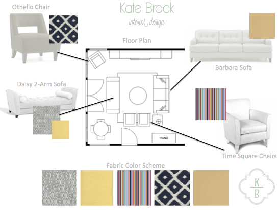 Floor Plan - Kate Brock Interiors eDesign